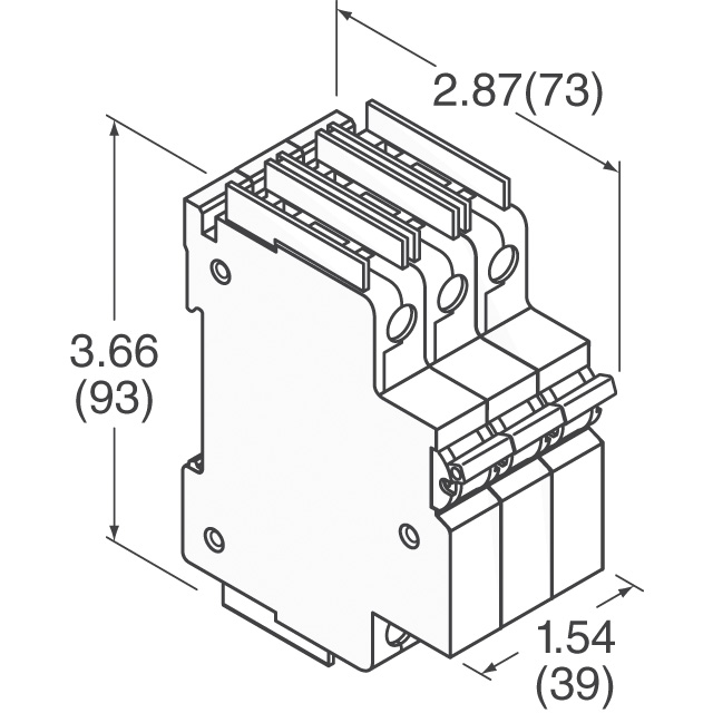 C2A3P American Electrical Inc. Leistungsschalter